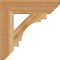 Ekena Millwork Merced Slat Rough Sawn Bracket, Western Red Cedar, 4"W x 18"D x 18"H BKT04X18X18MRC06RWR - alternate 3